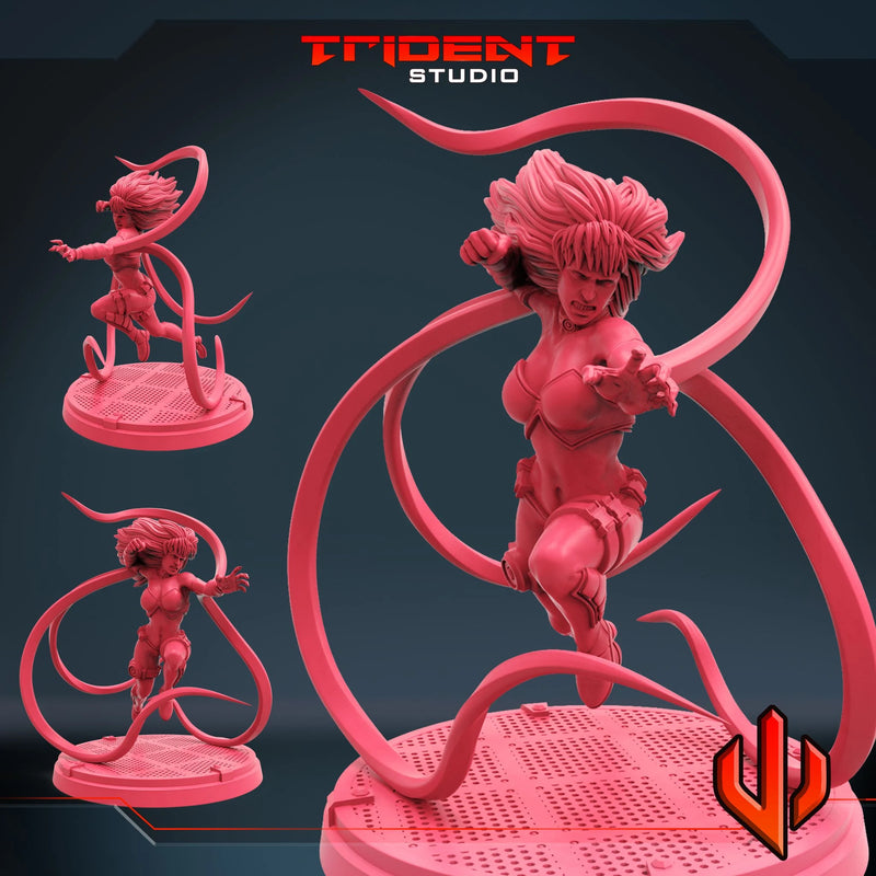 Black Swan Marvel MCP-compatible 40mm resin proxy miniature by Trident Miniatures - product image 1