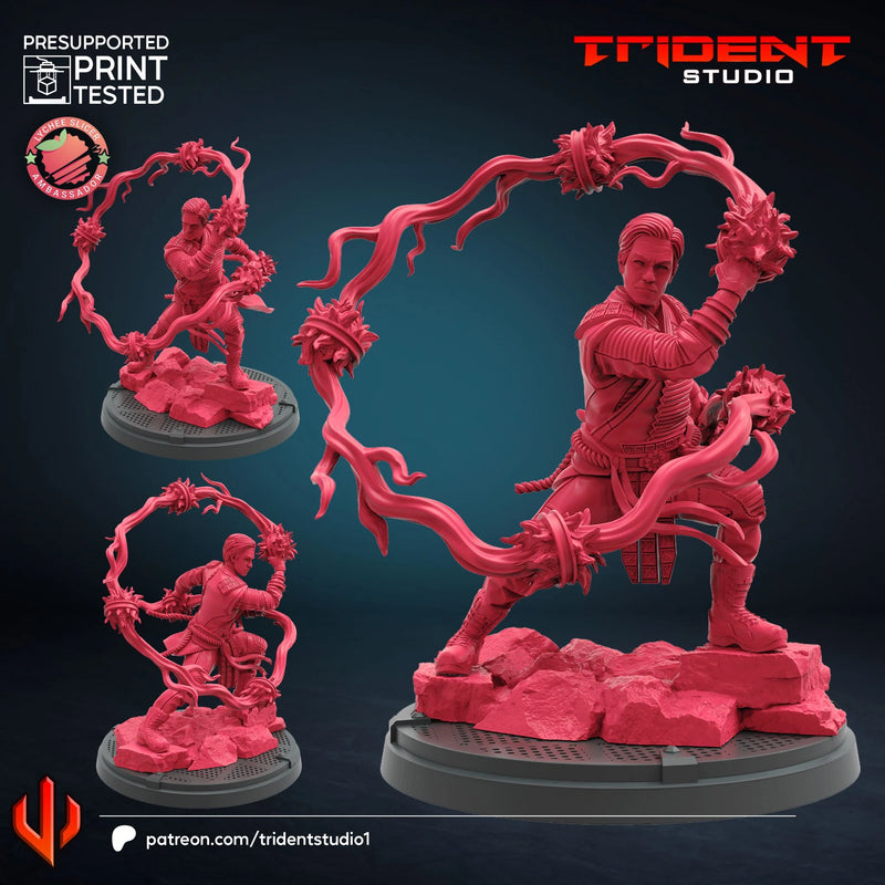 Wen Wu Marvel MCP-compatible 40mm resin proxy miniature by Trident Miniatures - product image 1