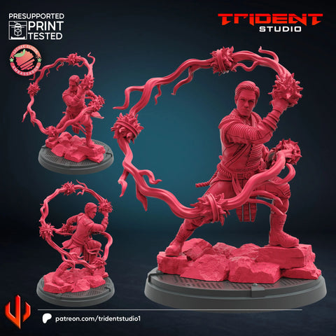 Wen Wu Marvel MCP-compatible 40mm resin proxy miniature by Trident Miniatures - product image 1