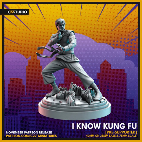 Shang Chi Marvel MCP-compatible resin miniature by C27 Studios - product image 1