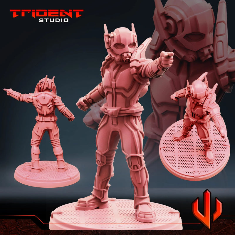 Dr Hank Pym W/ Helmet - Sculpt A Marvel MCP-compatible 40mm resin proxy miniature by Trident Miniatures - product image 1