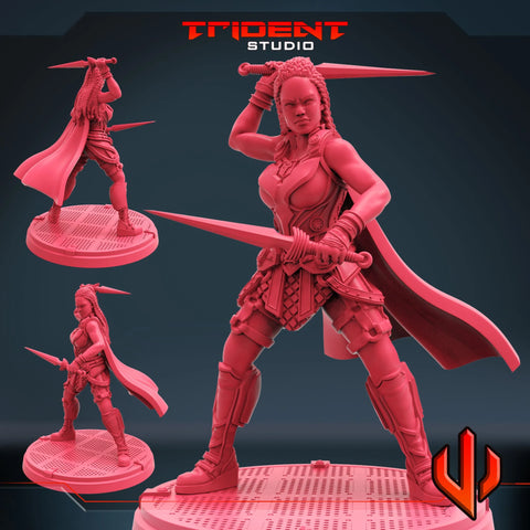 Valkyrie - Sculpt B Marvel MCP-compatible 40mm resin proxy miniature by Trident Miniatures - product image 1