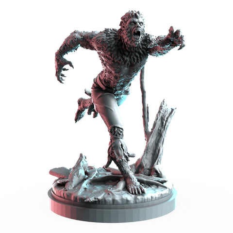 Werewolf By Night Marvel MCP-compatible resin miniature by C27 Studios - product image 1