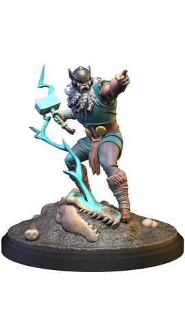 Odin (1 Mil BC) Marvel MCP-compatible resin miniature by C27 Studios - product image 1