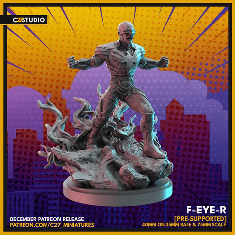 Cyclops (Phoenix 5) Marvel MCP-compatible resin miniature by C27 Studios - product image 1