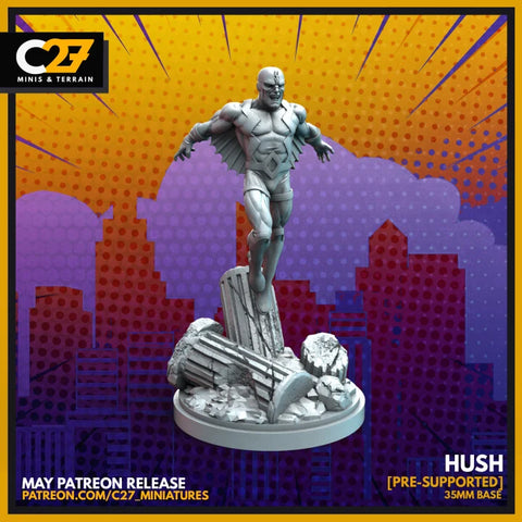 Black Bolt Marvel MCP-compatible resin miniature by C27 Studios - product image 1