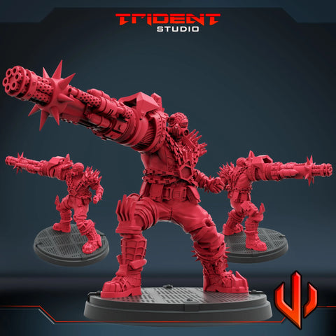 Cyborg Spider-Man Marvel MCP-compatible 40mm resin proxy miniature by Trident Miniatures - product image 1