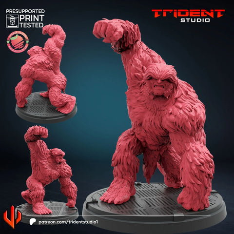 Sasquatch Marvel MCP-compatible 40mm resin proxy miniature by Trident Miniatures - product image 1