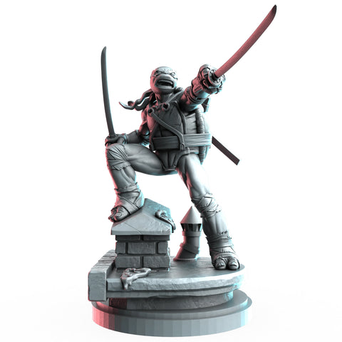 Leonardo TMNT MCP-compatible resin miniature by C27 Studios - product image 1