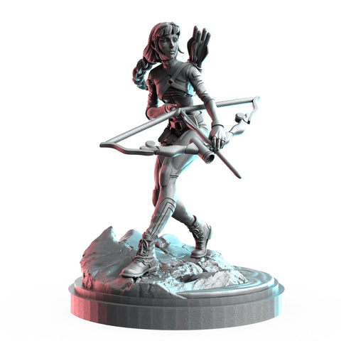 Kate Bishop Hawkeye Marvel MCP-compatible resin miniature by C27 Studios - product image 1