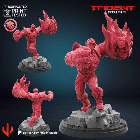 Super Skrull Marvel MCP-compatible 40mm resin proxy miniature by Trident Miniatures - product image 1