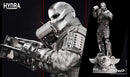 Crossbones Sculpture resin statue kit view 1