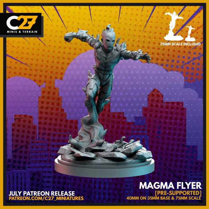 Sunfire Marvel MCP-compatible resin miniature by C27 Studios - product image 1