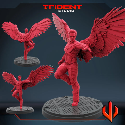 Angel X-Men 2000 Movie Marvel MCP-compatible 40mm resin proxy miniature by Trident Miniatures - product image 1