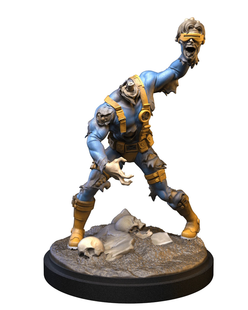 Zombie Cyclops Marvel MCP-compatible resin miniature by C27 Studios - product image 1