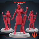 Magik Phoenix - Sculpt B Marvel MCP-compatible 40mm resin proxy miniature by Trident Miniatures - product image 1