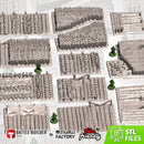 Crops 3D printed terrain view 1