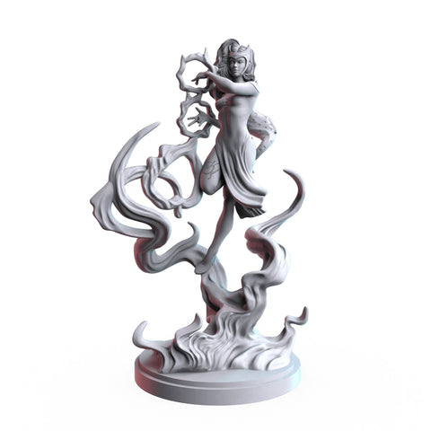 Scarlet Witch (Apr 2024 Sculpt) Marvel MCP-compatible resin miniature by C27 Studios - product image 1