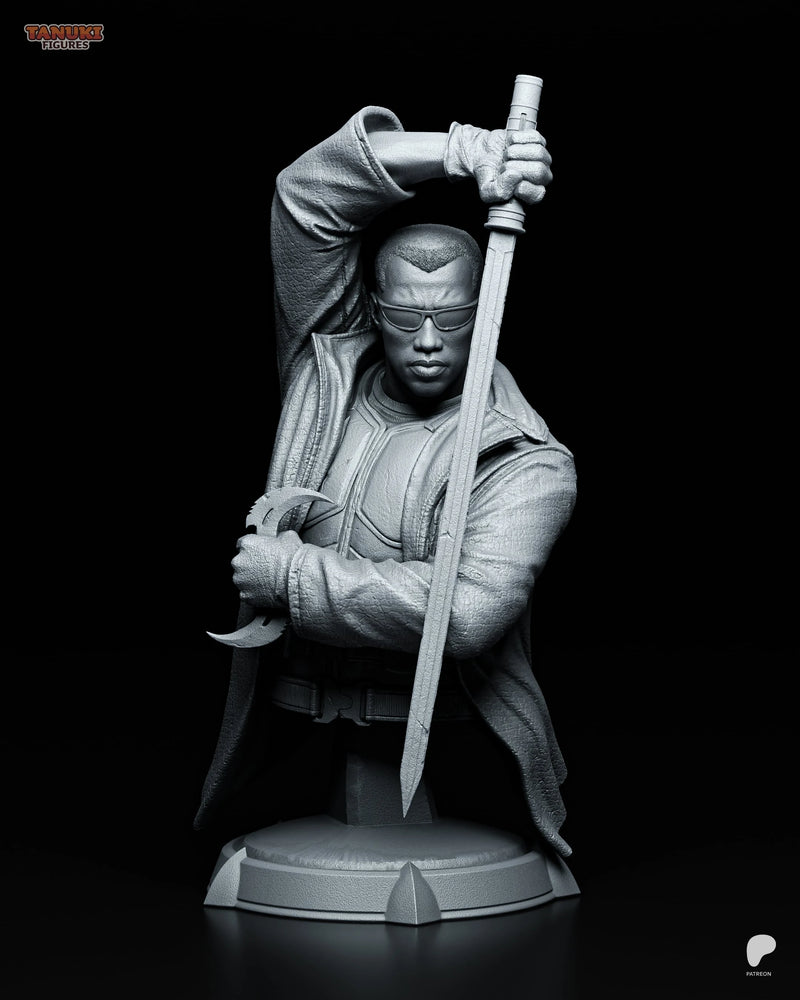 Blade Resin Statue & Bust - Bust view 1