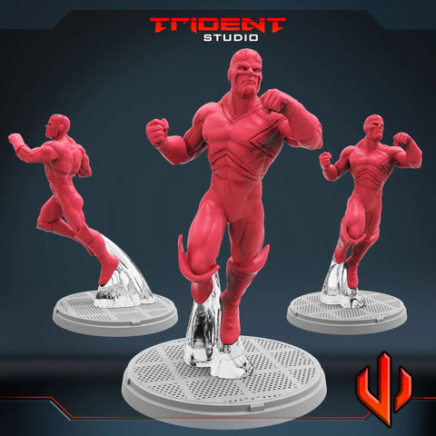 Captain Britain Marvel MCP-compatible 40mm resin proxy miniature by Trident Miniatures - product image 1