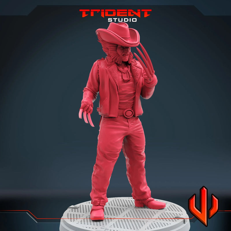 Wolverine - Sculpt A Marvel MCP-compatible 40mm resin proxy miniature by Trident Miniatures - product image 1
