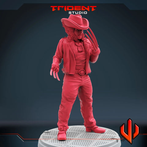 Wolverine - Sculpt A Marvel MCP-compatible 40mm resin proxy miniature by Trident Miniatures - product image 1