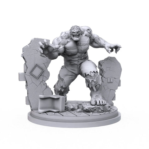 Zombie Hulk Marvel MCP-compatible resin miniature by C27 Studios - product image 1