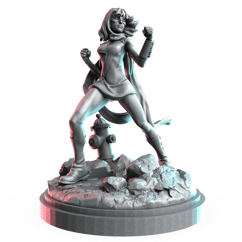 Ms Marvel Marvel MCP-compatible resin miniature by C27 Studios - product image 1