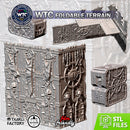 WTC Foldable Chaos Set 3D printed terrain view 1