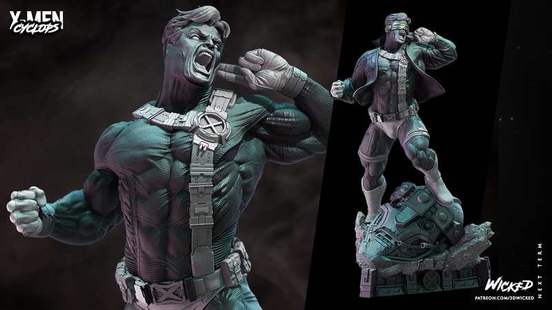 Cyclops Sculpture resin statue kit view 1