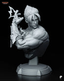 Jin Kazama Resin Statue & Bust - Bust view 1