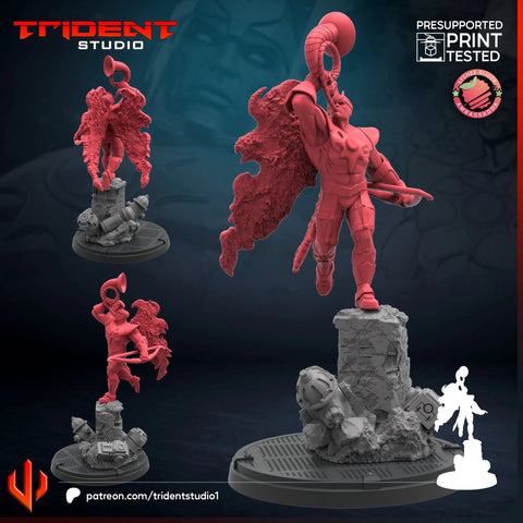 Air Walker Marvel MCP-compatible 40mm resin proxy miniature by Trident Miniatures - product image 1