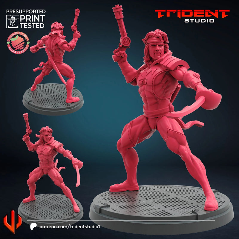 Corsair Marvel MCP-compatible 40mm resin proxy miniature by Trident Miniatures - product image 1
