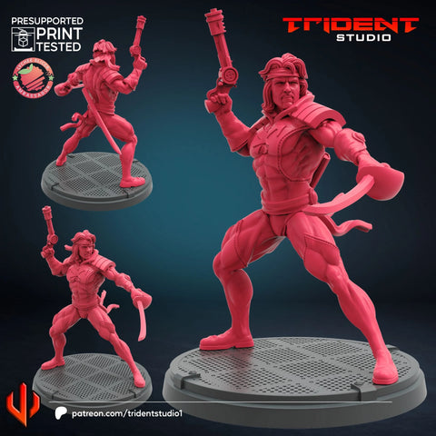 Corsair Marvel MCP-compatible 40mm resin proxy miniature by Trident Miniatures - product image 1