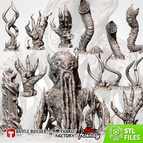 Hellish Terrain 3D printed terrain view 1