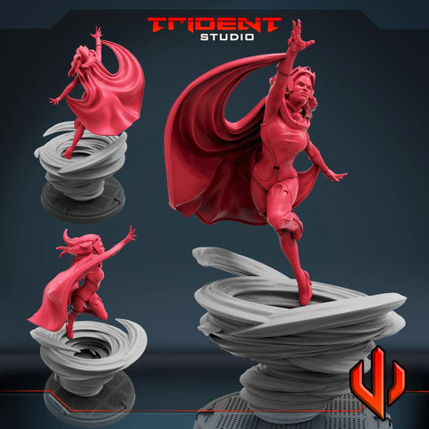 Storm Marvel MCP-compatible 40mm resin proxy miniature by Trident Miniatures - product image 1