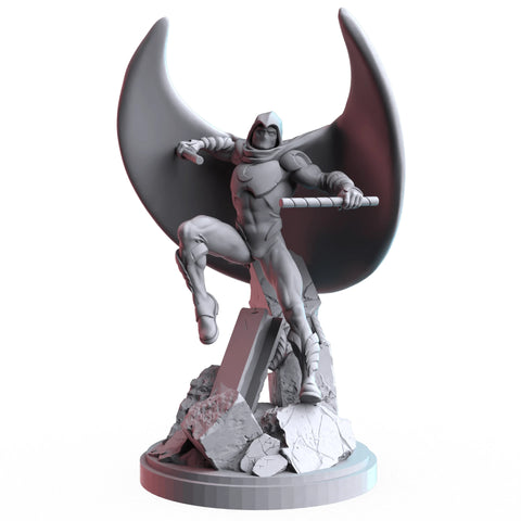 Moon Knight (Aug 2024 Sculpt) Marvel MCP-compatible resin miniature by C27 Studios - product image 1