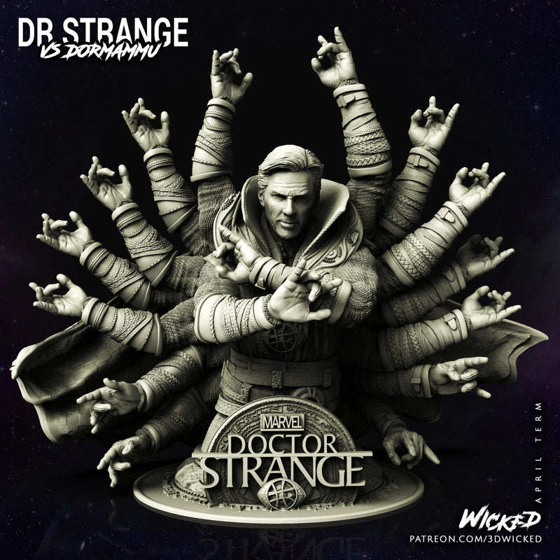 Doctor Strange Bust resin bust kit view 1
