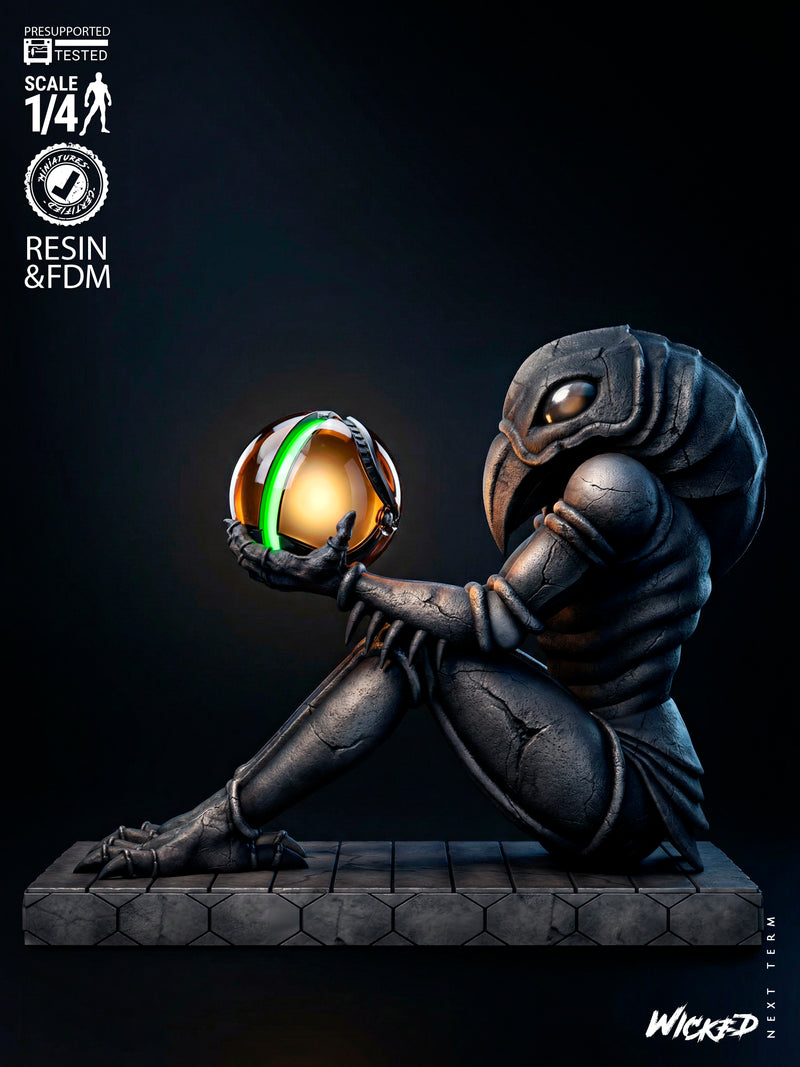 Chozo Sculpture resin statue kit view 1