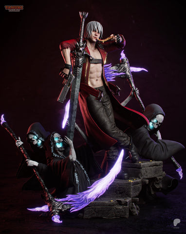Dante Resin Statue & Bust - Full Size view 1