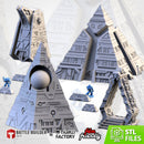 Xeno Pyramids 02 3D printed terrain view 1