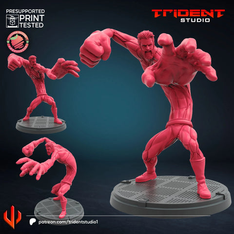 Mister Fantastic Marvel MCP-compatible 40mm resin proxy miniature by Trident Miniatures - product image 1