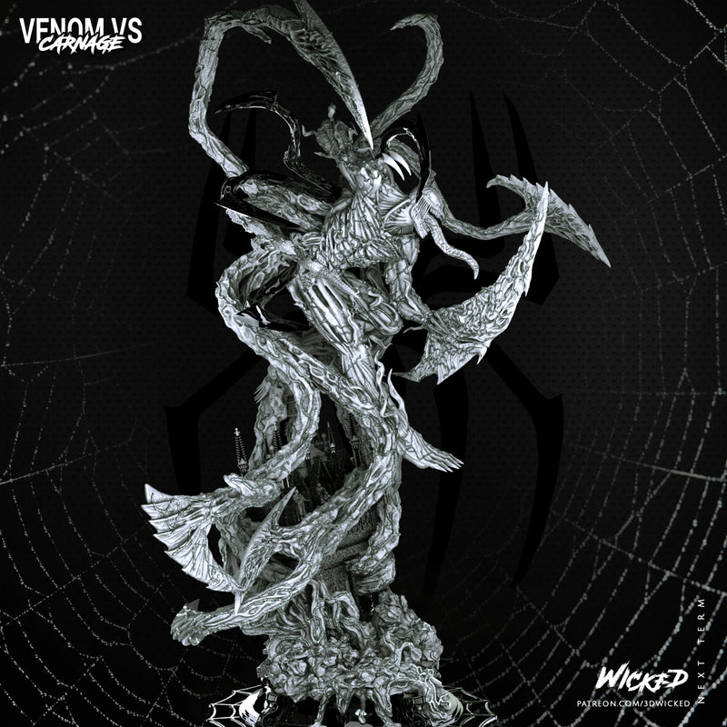 Carnage Sculpture resin statue kit view 1