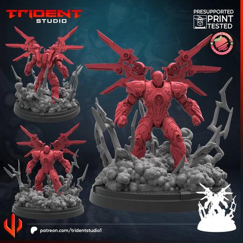 Thor Buster Marvel MCP-compatible 40mm resin proxy miniature by Trident Miniatures - product image 1