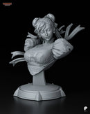 Chun-Li Resin Statue & Bust - Bust view 1