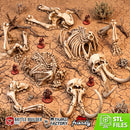 Dead Giant Mammoths 3D printed terrain view 1