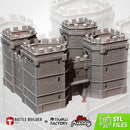Castle / Stronghold 3D printed terrain view 1