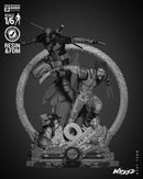 Deadpool and Wolverine Diorama Sculpture resin diorama kit view 1