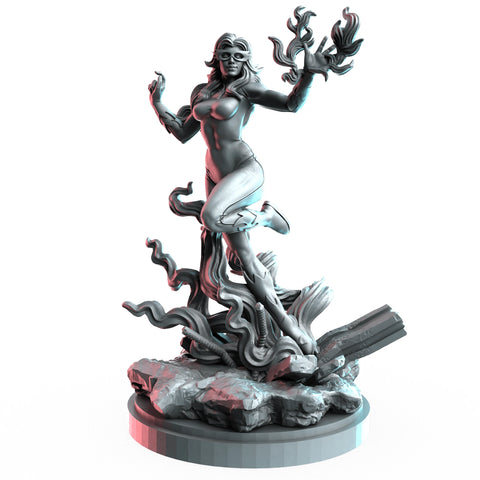 Firestar Marvel MCP-compatible resin miniature by C27 Studios - product image 1