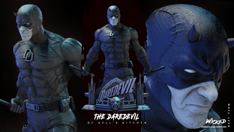 Daredevil Bust resin bust kit view 1